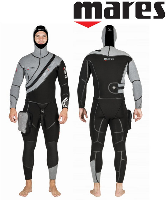 마레스 세미 드라이슈트 7mm 플렉사 제트-썸 스쿠버다이빙 스킨스쿠버 프리다이빙 서핑 바다수영 물놀이