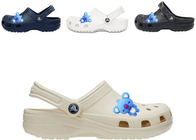 정품 크록스 크록스 클래식 클로그 남녀공용샌들 10001 코알라 악세사리 포함 당일발송