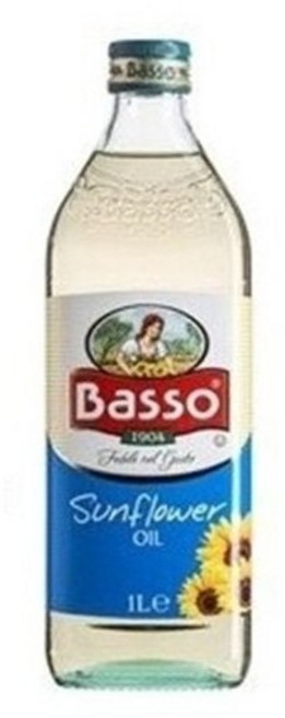 BASSO 巴碩 義大利 100% 純葵花油 1000ml, 1個