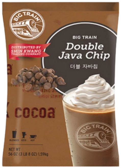 빅트레인 더블 자바칩 파우더, 1.59kg, 1개입, 6개, 1.59kg