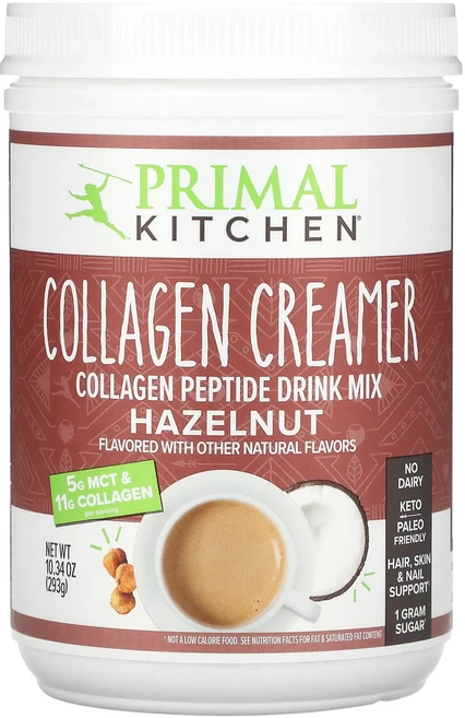 몸관리하세요 겨울입니다 Primal Kitchen 콜라겐 크리머 헤이즐넛 293g(10.34oz) 특별관리진행, PrimalKitchen콜라겐크리머헤이즐넛293g103, 1개, 1개 - 쿠팡