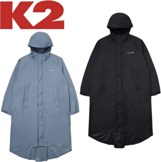 매장발송 K2 남여공용 경량 레인 코드 산행 워터밤 장마 캠핑 일상 우비