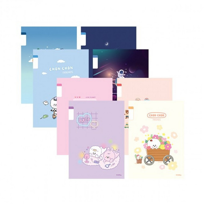 배움노트 초등노트 무제 25줄 (10권) 3-6, 여_랜덤