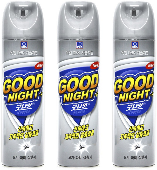 모기 스프레이 파리 바퀴벌레 벌레 에어로졸 살충제 모기기피제 무향 400ml, 3개