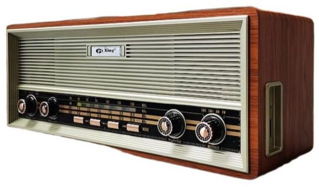 어르신 진공관 라디오 빈티지 아날로그 소품 옛날 골동품 인테리어 블루투스 스피커 클래식