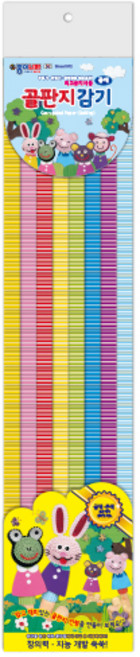 [종이나라] 골판지감기공예(동물)/ 띠골판지