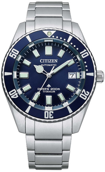 CITIZEN 潛水機械錶 NB6021-68L 藍面 41mm 防水200米