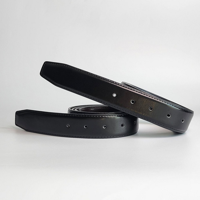 교체용 빅사이즈 가죽 스트랩 소가죽 인조가죽 명품 남성벨트 호환 리버시블 양면 허리띠 혁대 가죽 무지 남성 혁띠 29mm 34mm 메이나인틴 자체제작