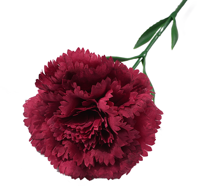 시그니프 대형 카네이션 조화 98cm 세트 어버이날 스승의날 꽃다발, 5개, 다크핑크