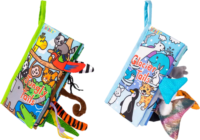 Jollybaby 헝겊책 꼬리책, 정글 + 빙하, 1개