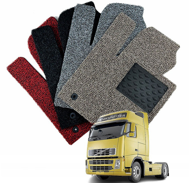 DXSOAUTO 컨셉토디자인 코일매트 볼보트럭 FH 25톤 운전석1P, 브라운, 715_1 FH 25톤