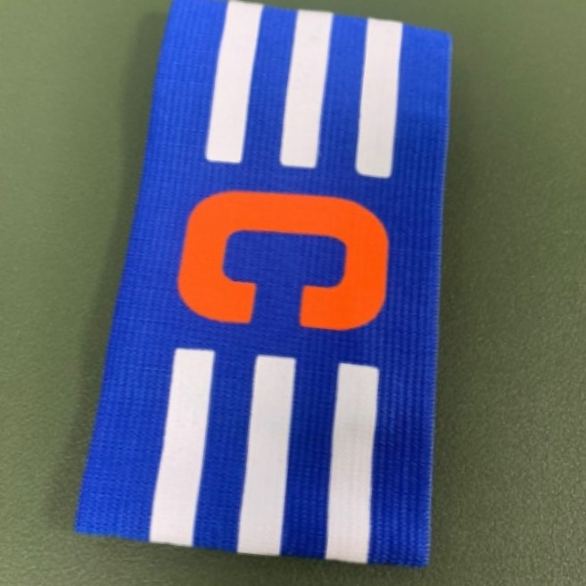 주장완장 주장암밴드 남여공용 캡틴완장 스포츠완장, 빨강 YS002292, 1개