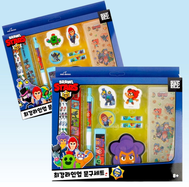 브롤스타즈 문구세트 최강라인업 1개 단품, A.레드