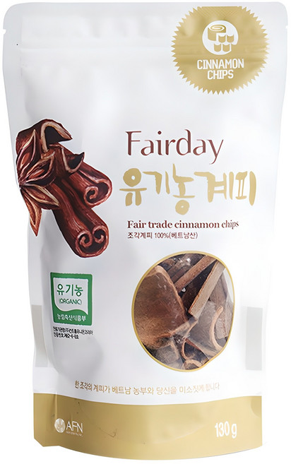 페어데이 공정무역 유기농계피, 130g, 1개