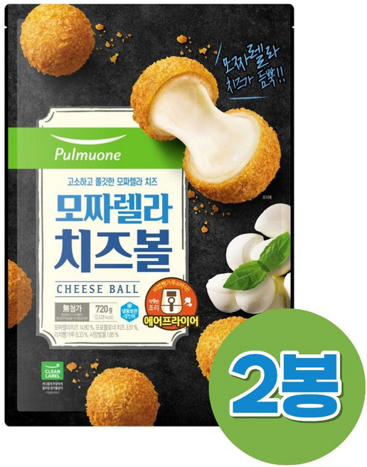 코스트코 풀무원 모짜렐라 치즈볼 720g X 2 [아이스박스] + 사은품, 2개
