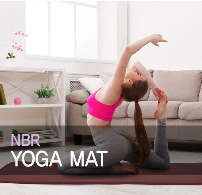 아이워너 NBR16mm 요가매트 헬스매트 운동매트 홈트레이닝, 블루인디고