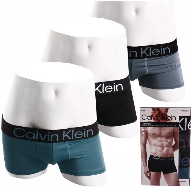 캘빈클라인 언더웨어 CK 팬티 남자 드로즈 속옷 3장세트 12종