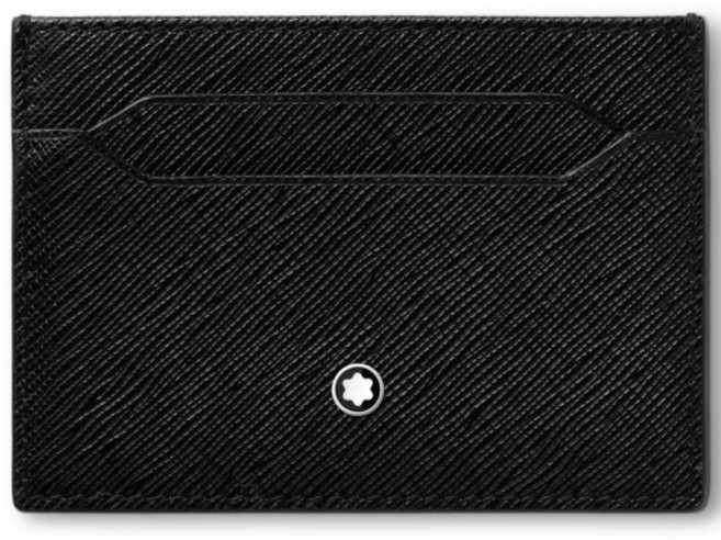 몽블랑 남성 사토리얼 5cc 카드 홀더 Black 130324 114603