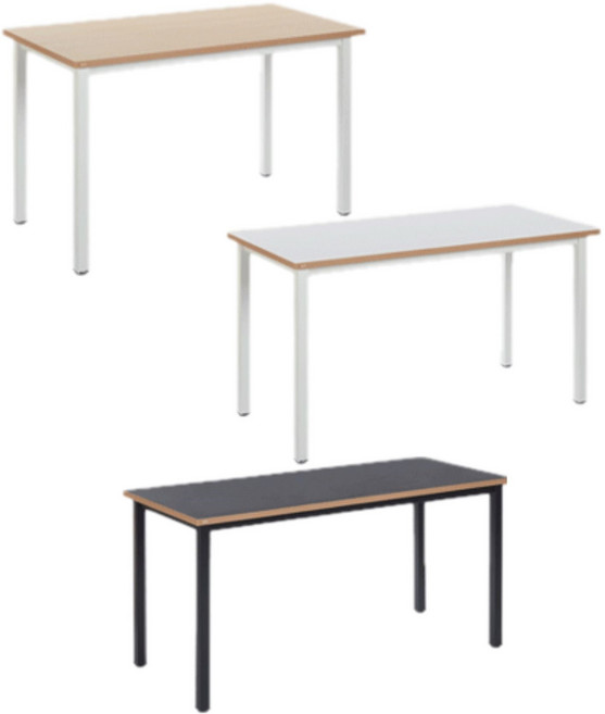 (무료배송)이케아 넓은 포밍테이블 900 1200 1500 1800 사무실 상담실 작업실 컴퓨터책상, 화이트+화이트