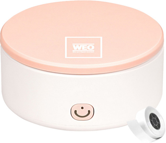 위오 미니 라벨프린터 HP3 라벨기 휴대용 블루투스 네임스티커, 본품+라벨지1롤, 1개