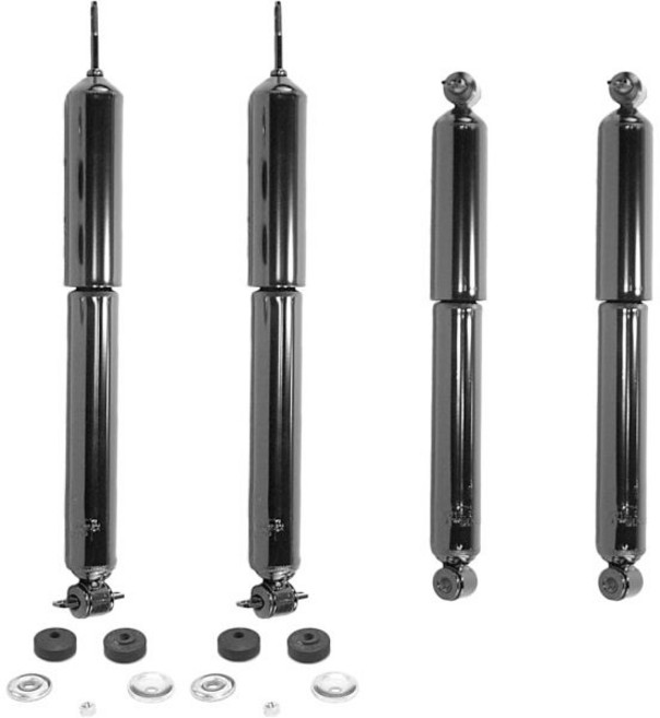 몬로 1000130VK 4개 세트 전면 및 후면 OES펙트럼 서스펜션 쇼크 업소버 1997-2006 지프 TJ 랭글러, 몬로 1000130VK 4개 세트 전면 및 후면 OES