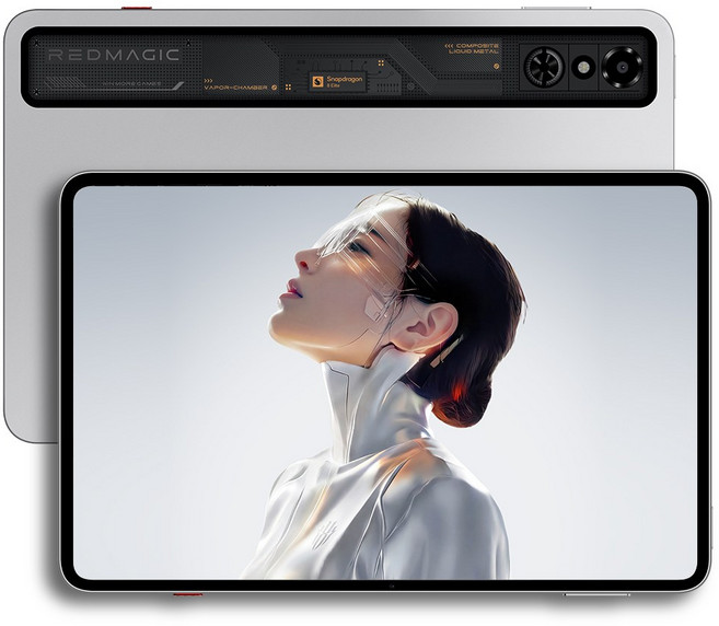 REDMAGIC Astra 게이밍 태블릿 Snapdragon 8 Elite 9.06인치 2.4K OLED 향상된 쿨링 8200mAh 24GB 1TB WIFI 레드매직 아스트라, Wi-Fi, 256GB, Starfrost