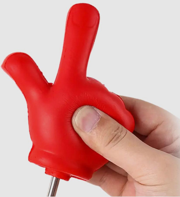 핸드 포인터 손가락 스폰지 안테나 지시봉(1P) 길이조절 수업용