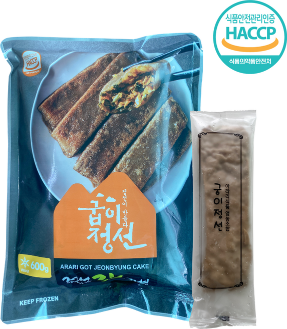강원도 매콤바삭한 국산돼지고기 김치 수제 찹쌀메밀전병 택배 [5개입], 2개, 600g