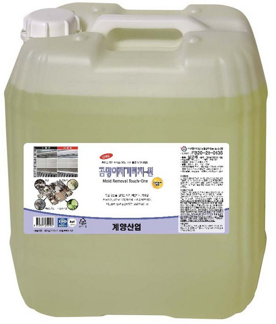 계양산업 곰팡이제거제 터치원 20L 욕실곰팡이제거제, 1개