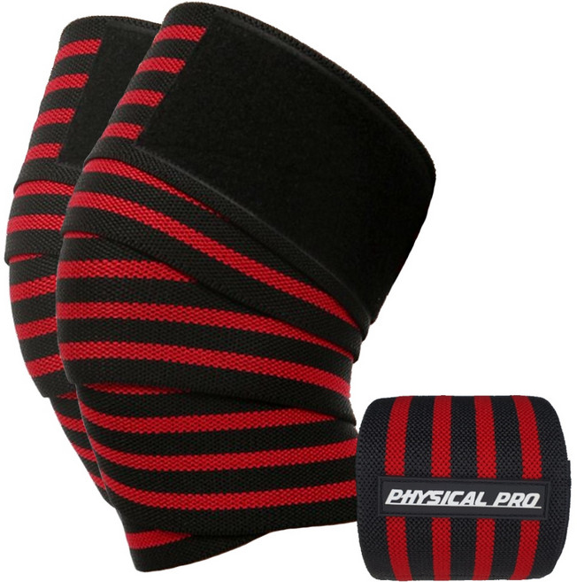 [힘쎈] 피지컬프로 니랩 좌우 1쌍 니슬리브 헬스무릎보호대[3시이전 주문 당일발송] 리프팅 무릎부상방지