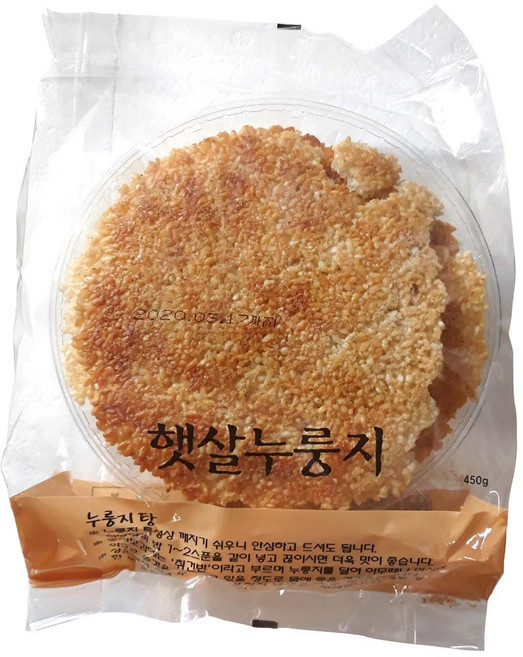 생거 국내산 햇살 누룽지 450g 유진농산 이강산닷컴, 5개