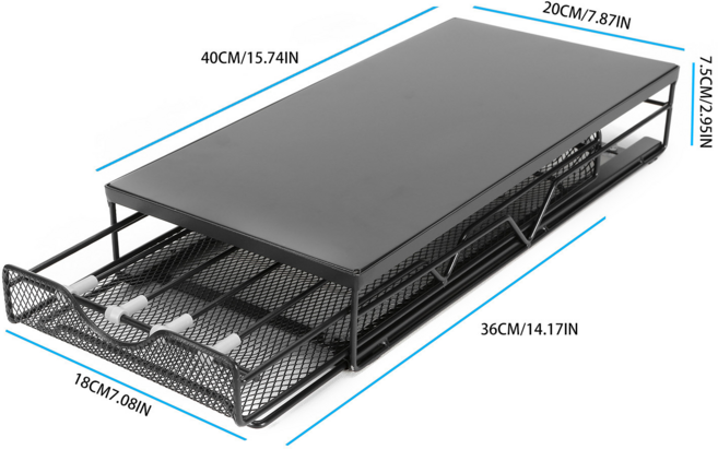JAYLON 咖啡膠囊收納架, 咖啡膠囊收納架*黑色