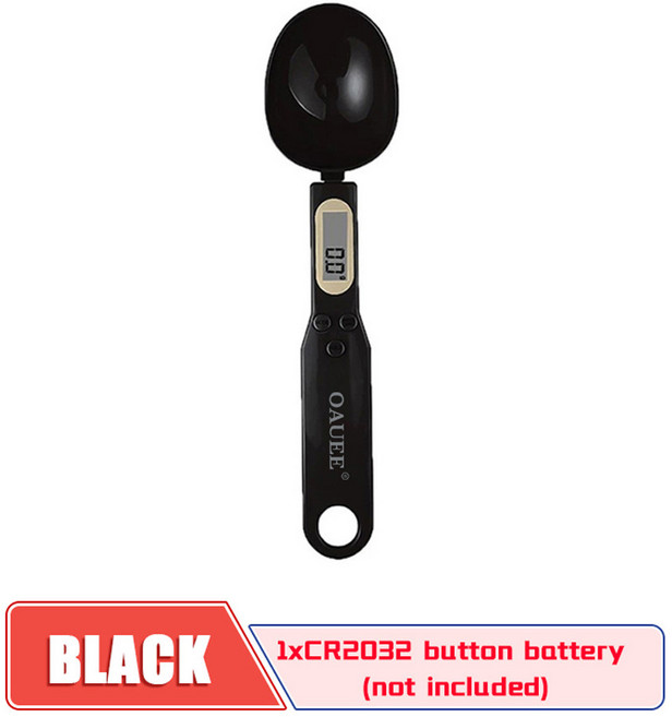 디지털 저울 도구 주방 설탕 스푼 LED 커피 무게 500g 0.1g 음식 전자 스푼 차 측정 요리, [03] Black, 03 Black