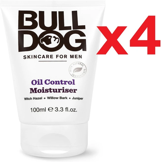 100ml 4팩 불독 오일 컨트롤 모이스처 로션 Bulldog Oil Control Moisturiser, 4개 - 쿠팡