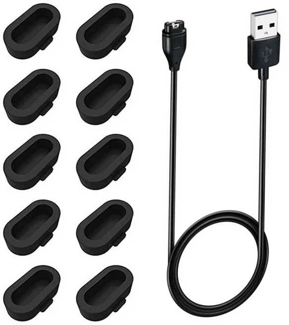 가민 워치용 충전 케이블 USB 독 페닉스 7 7S 7X 6 6S 6X 5 5S 포러너 955 945 Instinct 2 2S Venu SQ
