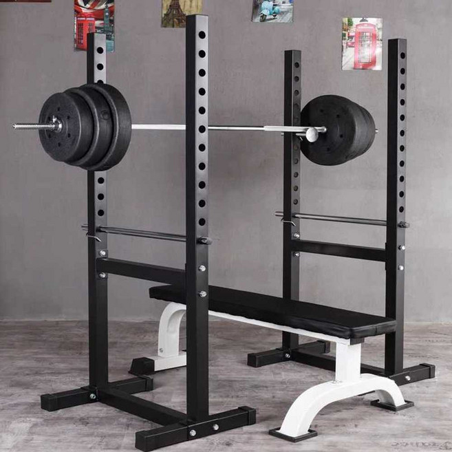 세이프티 스쿼트바 손잡이 헬스장 역기봉 무게중심, 1개, 4. 70kg 바벨 스쿼트 랙 (스툴X)