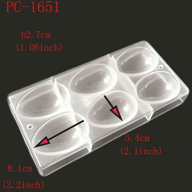 초콜릿 몰드 봉봉 간식 투명 제과 발렌타인 반원형 반원 초콜렛틀 아라비안 케이크