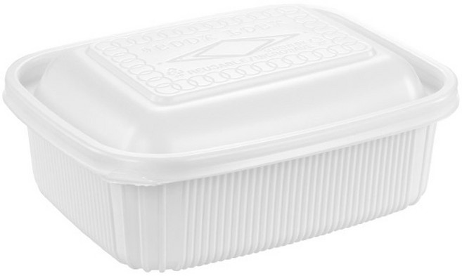 쿡앤락 사각 찜용기 (소) 일회용용기, 1개, 10개