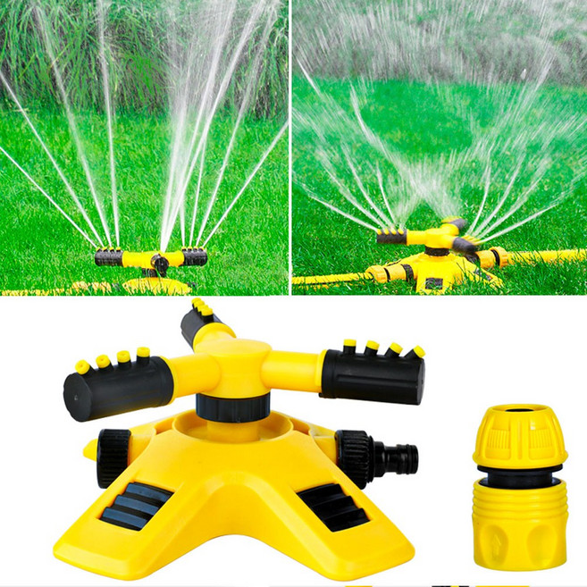 스프링클러 정원 농업 텃밭 주말농장 농사용 조경 잔디원예용 360도 회전 양방향 합10m, 2세트