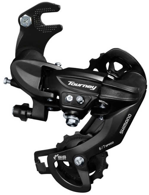 SHIMANO Tourney RD-TY300 7速 後變速器 勾爪式/固定式, 1個, 勾爪式