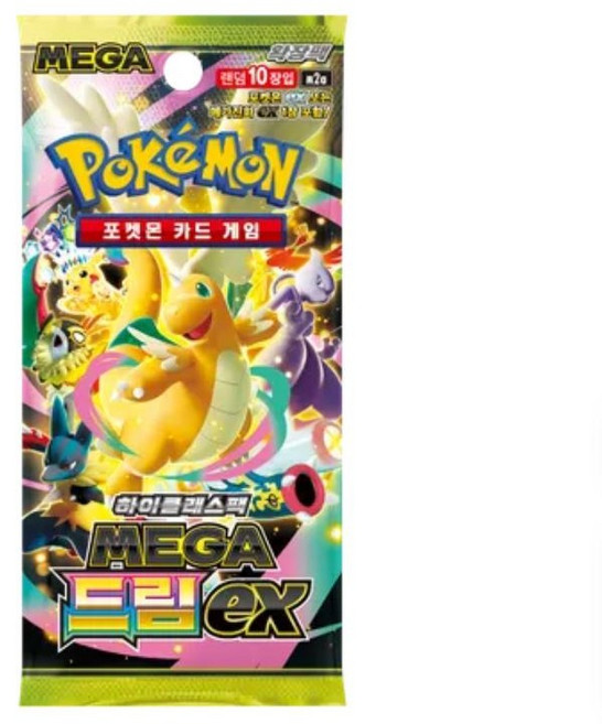 3위 - (국내배송) 포켓몬 카드 게임 TCG 메가 하이클래스 드림 ex, 1개, 팩