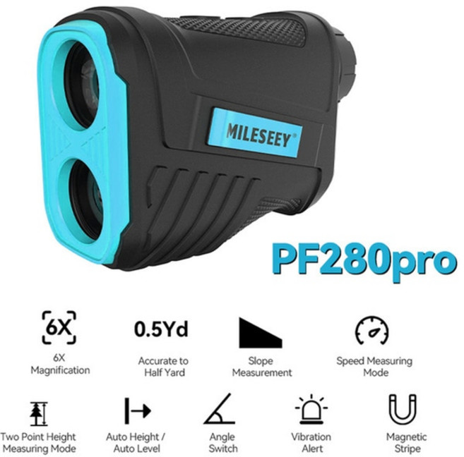 골프거리측정기 Mileseey-600M 레이저 골프 레인지 파인더 미니 고정밀 스포츠 측, 05 PF280PRO