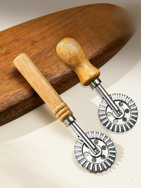 만두 롤러 커터 소형 만두틀 스테인리스 파스타 라비올리, 1개, 대형 긴 짧은