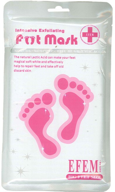 EFEM 神奇去角質足膜 腳皮護理 保濕嫩白 大尺寸, 2入, 3包