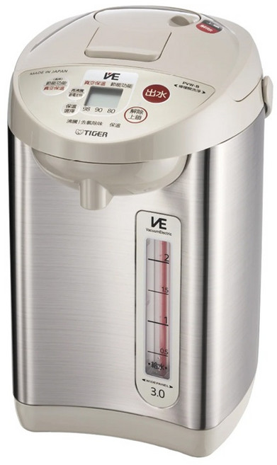 TIGER 虎牌 3.0L VE節能真空熱水瓶 PVW-B30R