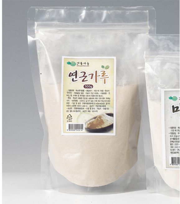 연꽃마을 무농약 연근가루, 500g