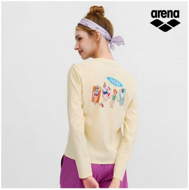 아레나 ARENA x 전황일 여성 래쉬가드 A6BL1QR91LYL