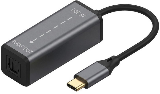 Coms USB C타입 to SPDIF 광 컨버터 20cm 오디오 변환 HA149, 1개