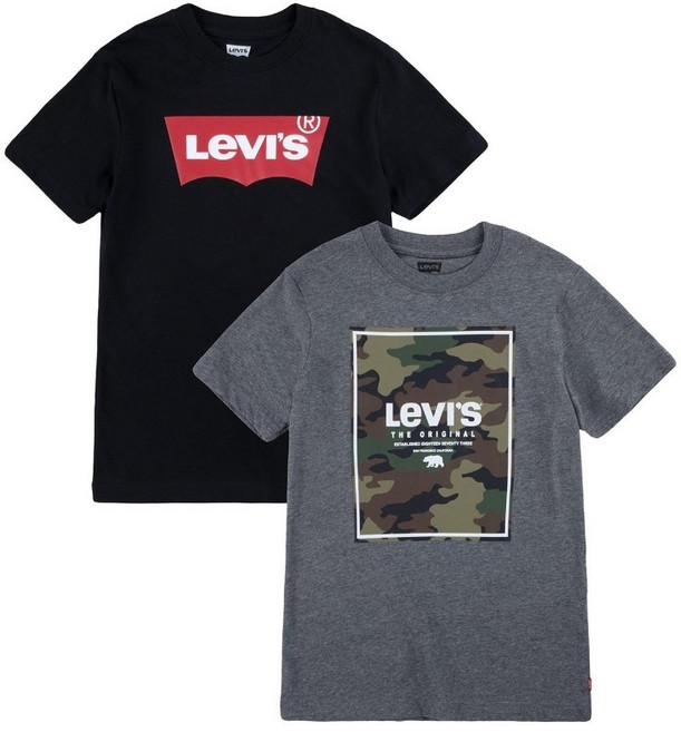 Levi's T-shirt 兩件組 大童 純棉