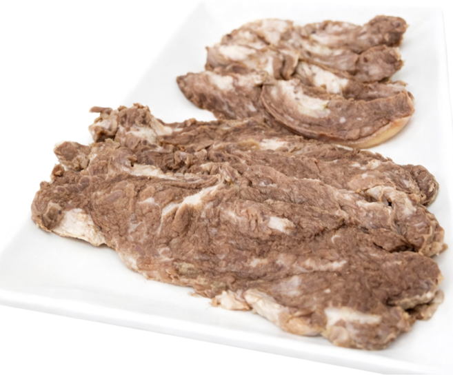 [한우곰탕육수 제공] JH푸드 프리미엄 안심 꽃등살 1kg (자숙 소고기 안심추리 수육 국밥용), 1개